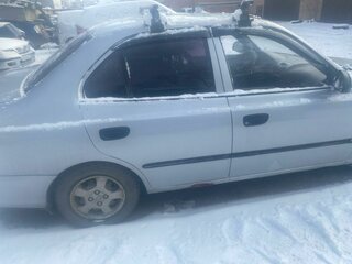 2006 Hyundai Accent ТагАЗ II, серебристый, 233999 рублей, вид 4