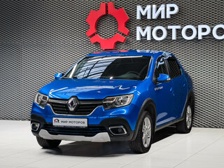 2020 Renault Logan Stepway II Рестайлинг, синий, 885000 рублей, вид 1