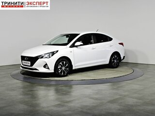 2021 Hyundai Solaris II Рестайлинг, белый, 1496000 рублей, вид 1