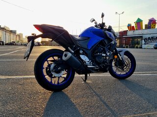 2021 Yamaha MT-03, синий, 500000 рублей, вид 5