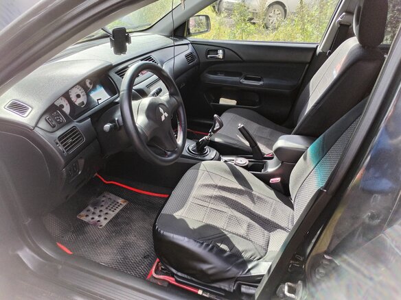 2007 Mitsubishi Lancer IX Рестайлинг, чёрный, 250000 рублей - вид 7
