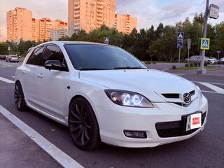 2008 Mazda 3 I (BK) Рестайлинг, белый, 790000 рублей, вид 4