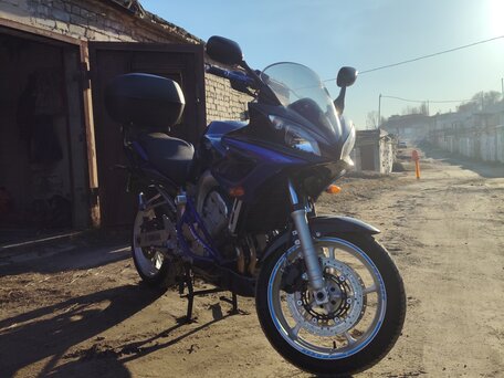 2004 Yamaha FZ6, синий, 400000 рублей, вид 4
