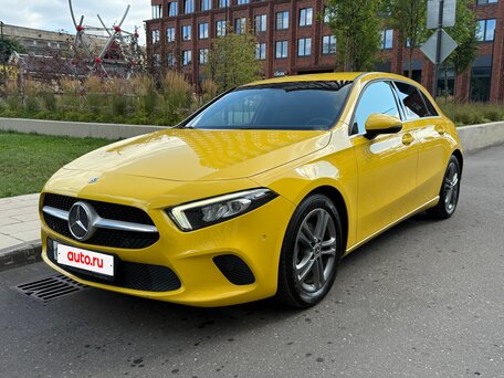 2019 Mercedes-Benz A-Класс 200 IV (W177), жёлтый, 2030000 рублей, вид 3