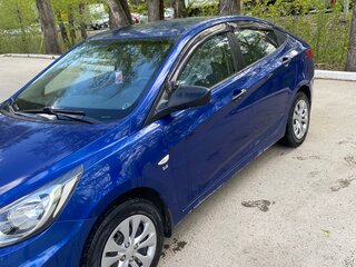 2012 Hyundai Solaris I, синий, 650000 рублей, вид 5