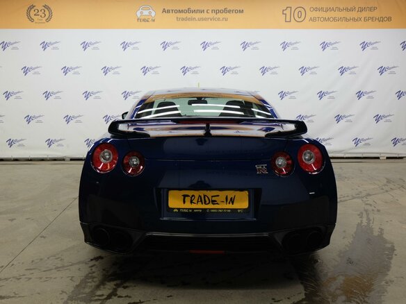 2012 Nissan GT-R I Рестайлинг 1, синий - вид 4