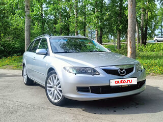 2006 Mazda 6 I (GG) Рестайлинг, серебристый, 640000 рублей, вид 4