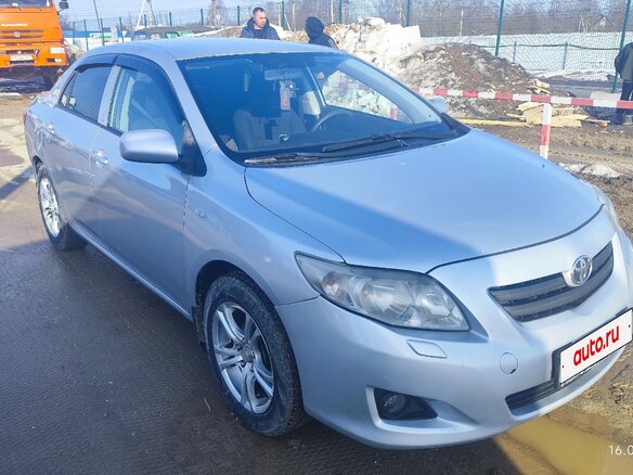 2007 Toyota Corolla AMT X (E140, E150), серебристый, 700000 рублей