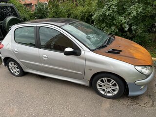 2006 Peugeot 206, серебристый, 160000 рублей, вид 3