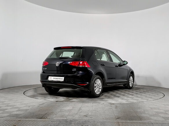 2014 Volkswagen Golf VII, чёрный, 835000 рублей - вид 4