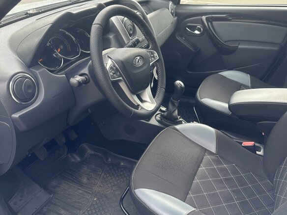 2021 Lada (ВАЗ) Largus Cross I Рестайлинг, белый, 1050000 рублей - вид 9