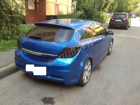 2010 Opel Astra OPC H, голубой - вид 1