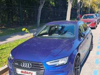2017 Audi A4 V (B9), синий, 2950000 рублей, вид 4