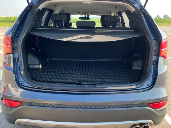 2015 Hyundai Santa Fe III, синий, 2400000 рублей - вид 11