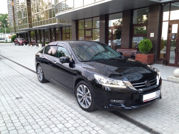 2014 Honda Accord IX, чёрный