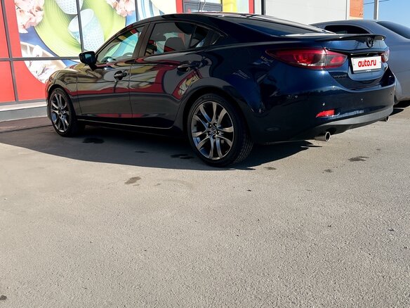 2016 Mazda 6 III (GJ) Рестайлинг, синий, 2090000 рублей - вид 3