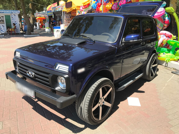 2008 Lada (ВАЗ) 2121 (4x4) I Рестайлинг, синий - вид 3