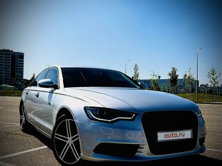 2014 Audi A6 IV (C7), серебристый, 1890000 рублей, вид 4
