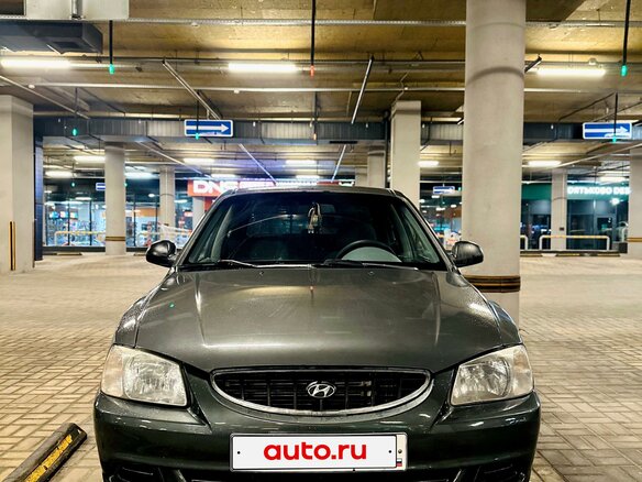 2004 Hyundai Accent ТагАЗ II, серый - вид 1