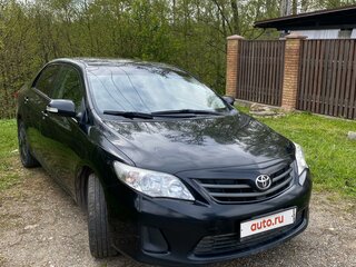 2011 Toyota Corolla X (E140, E150) Рестайлинг, чёрный, 950000 рублей, вид 5