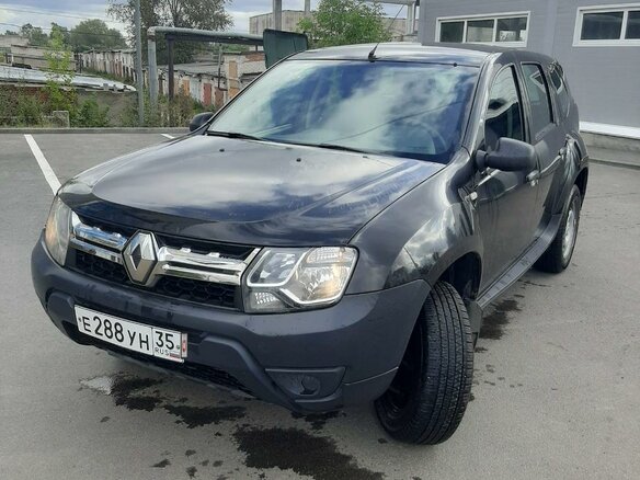 2017 Renault Duster I Рестайлинг, чёрный, 1250000 рублей