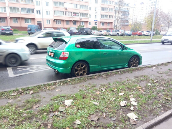 2003 Honda Civic Type R VII Рестайлинг, зелёный - вид 5