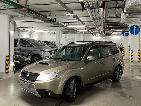 2008 Subaru Forester III, золотистый - вид 11