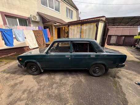 2005 Lada (ВАЗ) 2107, зелёный, 155000 рублей, вид 4
