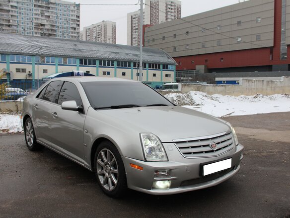 2007 Cadillac STS I, серебристый - вид 4