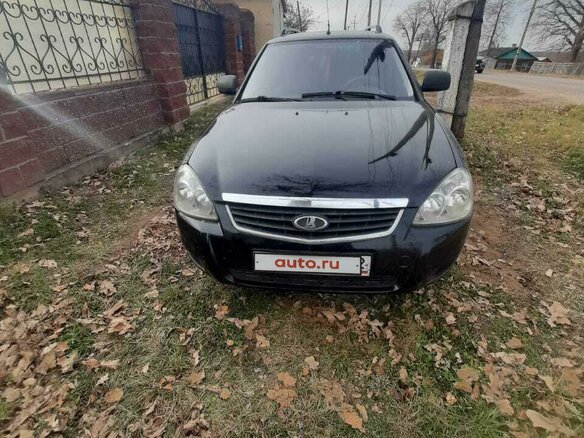 2013 Lada (ВАЗ) Priora I, чёрный, 438000 рублей - вид 2