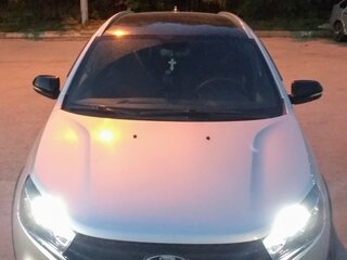 2021 Lada (ВАЗ) Vesta SW Cross I, серебристый, 1800000 рублей, вид 4