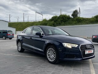 2018 Audi A3 III (8V) Рестайлинг, синий, 1480000 рублей, вид 1