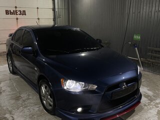 2011 Mitsubishi Lancer X Рестайлинг, синий, 650000 рублей, вид 5