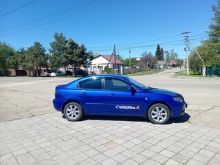 2007 Mazda 3 I (BK) Рестайлинг, синий, 550000 рублей, вид 3