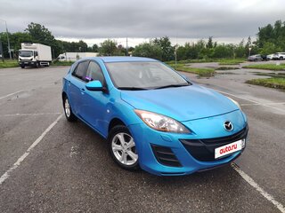 2009 Mazda 3 II (BL), голубой, 930000 рублей, вид 3