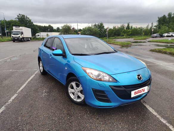 2009 Mazda 3 II (BL), голубой, 930000 рублей - вид 2