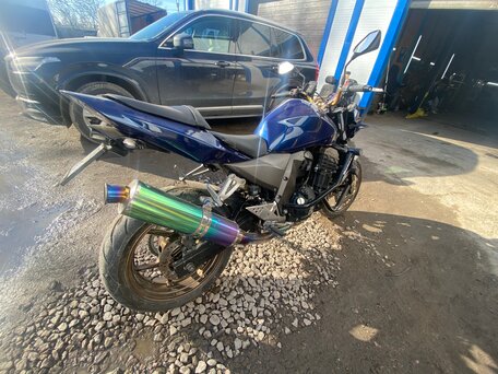 2004 Kawasaki Z 750, синий, 420000 рублей, вид 1
