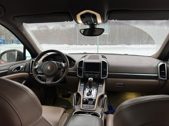 2013 Porsche Cayenne Diesel II (958), коричневый, 5200000 рублей - вид 5