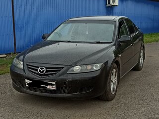 2002 Mazda 6 I (GG), чёрный, 550000 рублей, вид 1