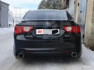 2010 Toyota Mark X II, чёрный, 1640000 рублей, вид 2