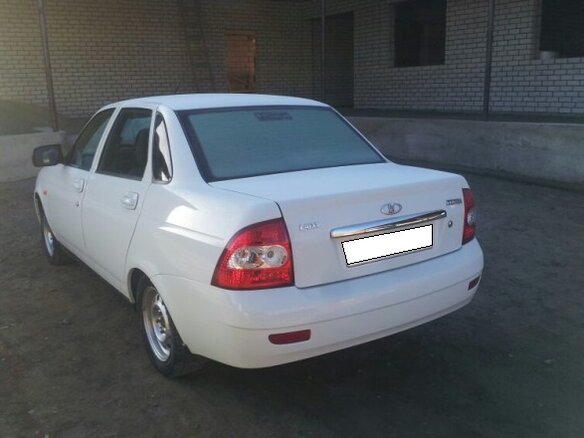 2013 Lada (ВАЗ) Priora I Рестайлинг, белый - вид 5