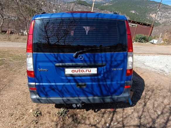 2014 Mercedes-Benz Vito 110 CDI L2 II (W639) Рестайлинг, синий, 2670000 рублей - вид 6