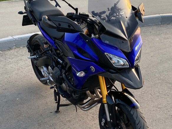 2016 Yamaha MT-09 Tracer (FJ-09), синий, 780000 рублей - вид 19