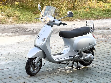 2009 Vespa LX 150, серебристый, 370000 рублей, вид 2