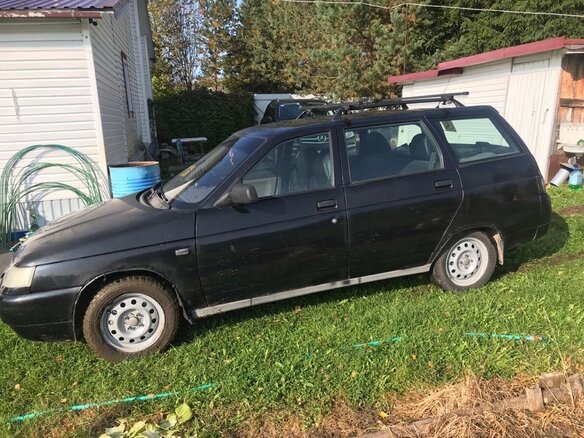 2007 Lada (ВАЗ) 2111, чёрный - вид 7