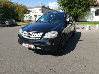 2008 Mercedes-Benz M-Класс 320 II (W164) Рестайлинг, чёрный, 1700000 рублей, вид 2
