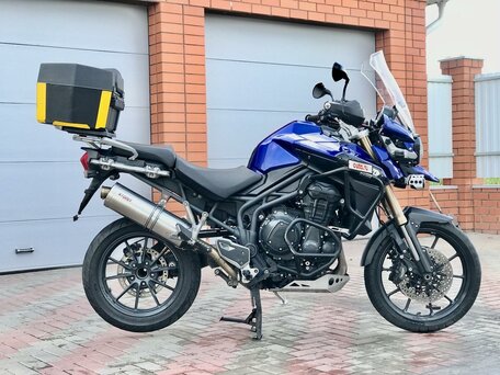 2012 Triumph Tiger Explorer, синий, 750000 рублей, вид 4