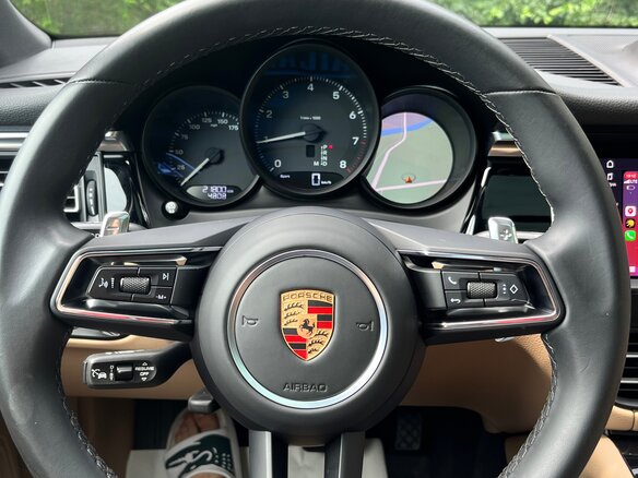 2022 Porsche Macan I Рестайлинг 2, синий, 6800000 рублей - вид 6