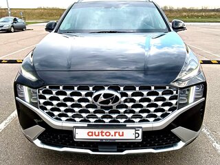 2020 Hyundai Santa Fe IV Рестайлинг, чёрный, 3600000 рублей, вид 2