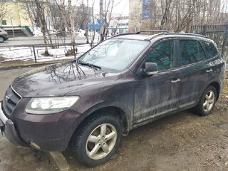 2008 Hyundai Santa Fe II, пурпурный, 600000 рублей, вид 3